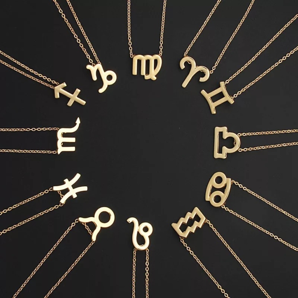 GOLD Zodiac Necklaces‎